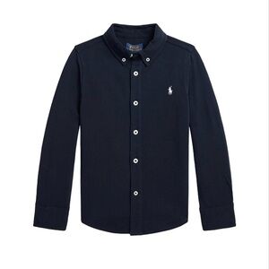 Polo Ralph Lauren Button Down Shirt in Aviator Navy Boys Size M